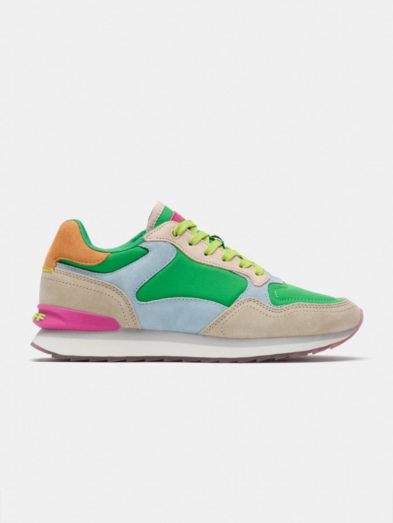 Women's HOFF Gold Coast Sneakers Beige / Green Philippines | I3H-3425