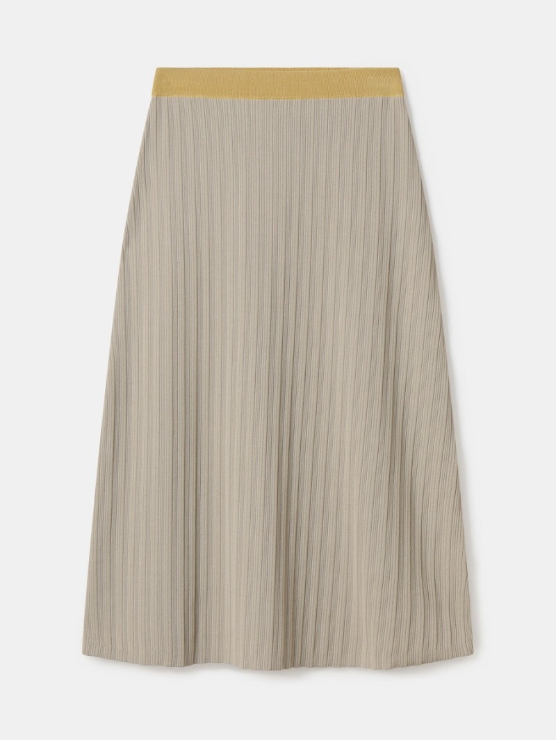 Women's HOFF Knit Skirts Beige Philippines | U6U-0888