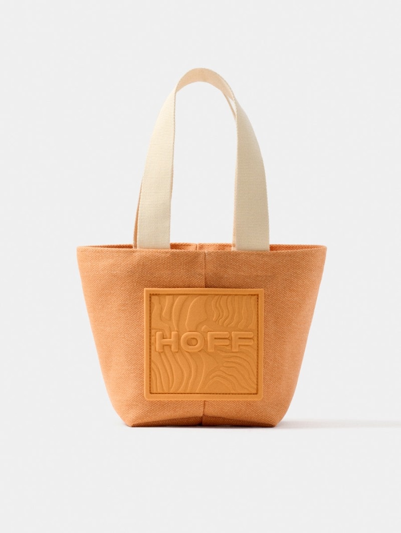 Women's HOFF Mini Shopper Canvas Biarritz Bags Orange Philippines | P6A-0762
