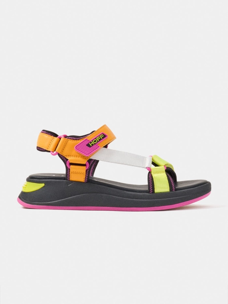 Women's HOFF Samos Sport Sandals Orange / Yellow Philippines | X7C-9776