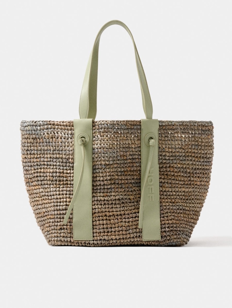 Women's HOFF Shopper Vadella Bags Green Philippines | F9Y-9425