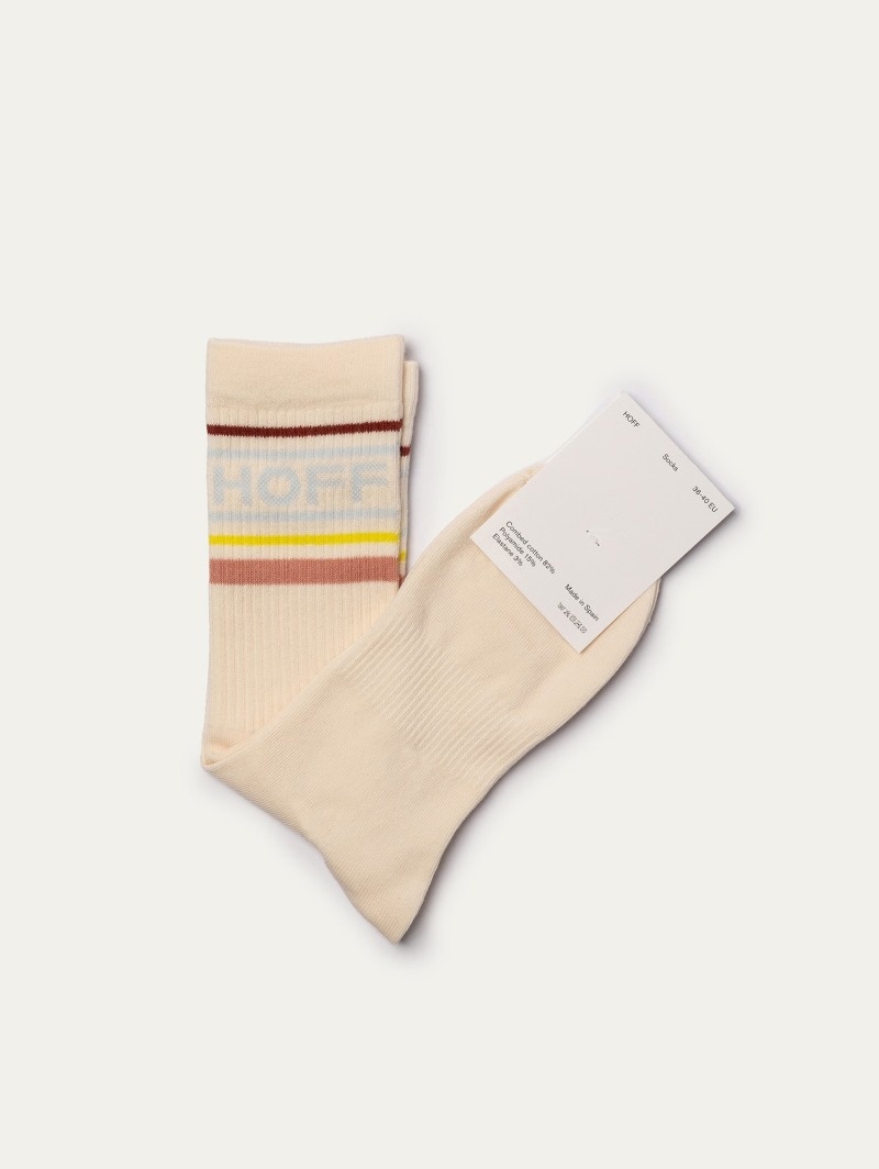 Women's HOFF Socks Accessories Beige Philippines | Q3M-2442