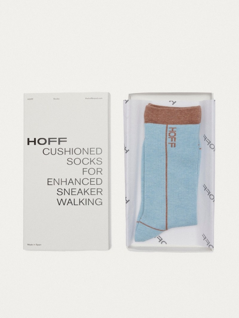 Women's HOFF Stripe Socks Accessories Blue Philippines | F9R-4506